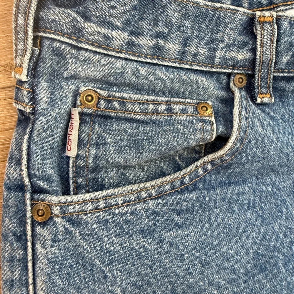 Carhartt Men's Straight Blue Jeans Traditional Fit - Picture 4 of 7